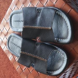Mens Donald J Pliner Leather Slides